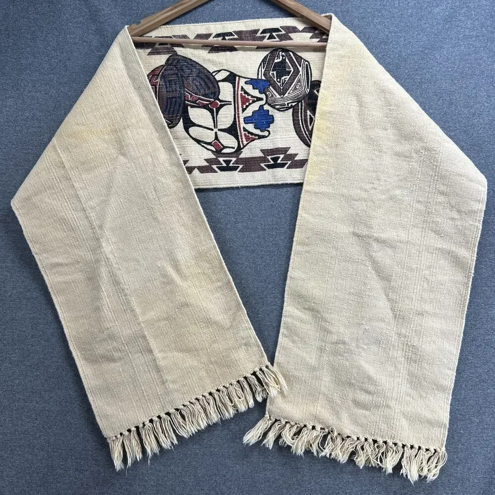 Aztec Western Table Runner El Paso Saddle Blanket Co Pottery Design 74